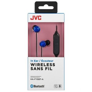 Écouteurs-boutons intra-auriculaires Bluetooth Bleu *PRODUIT NEUF* JVC ( HA-FY8BT-A )